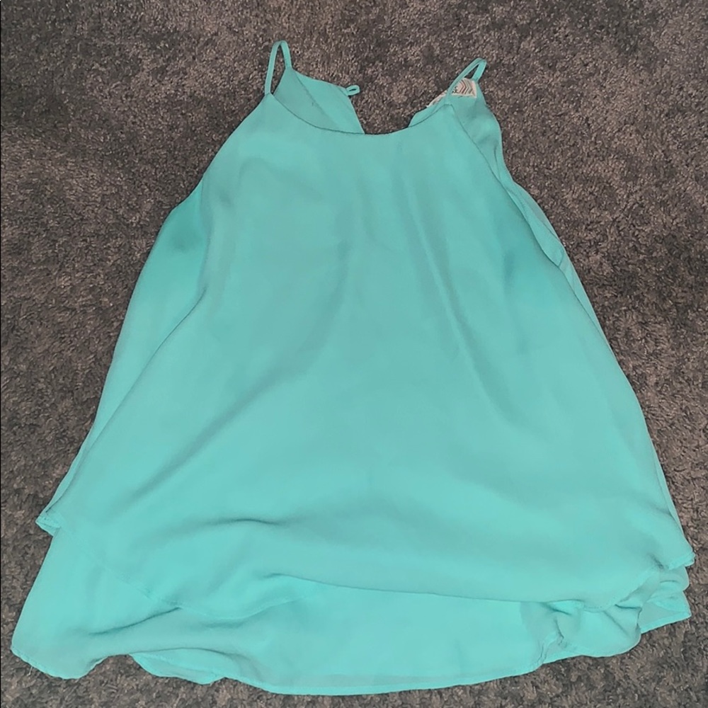 Pink rose tank top